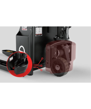 EPT20-15ET2H, TRANSPALET ELECTRIC DESTINAT SANTIERELOR SI DEPOZITELOR FRIGORIFICE, CAPACITATE 1500 KG, CU ROTI BALANS