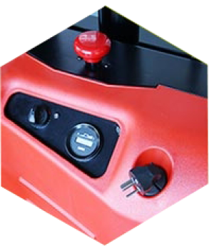  TRANSPALET ELECTRIC CU MONOCATARG, CU RIDICARE LIBERA, SARCINA MAXIMA 1200 KG, INALTIME DE RIDICARE 1600 MM, ES12-12MM