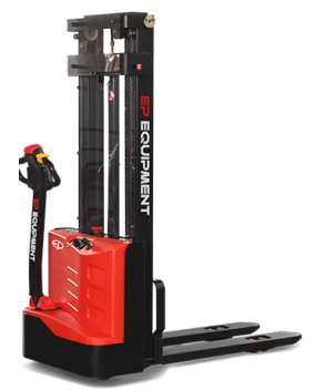 ESL 122 - 3000, TRANSPALET ELECTRIC CU CATARG MARCA "EP", ACUMULATOR LI-ION, INALTIME DE RIDICARE 3.000 MM, SARCINA MAX 1.200 KG
