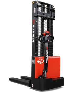 EST 122 - 3300, TRANSPALET ELECTRIC CU CATARG MARCA "EP", INALTIME DE RIDICARE 3.300 MM, SARCINA MAX 1.200 KG