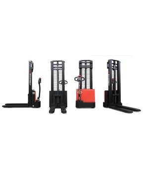 EST 122 - 2700, TRANSPALET ELECTRIC CU CATARG MARCA "EP EQUIPMENT", INALTIME DE RIDICARE 2.700 MM, SARCINA MAX 1.200 KG