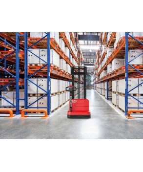 EST124 - 2700, TRANSPALET ELECTRIC CU CATARG, INALTIME DE RIDICARE 2.700MM, SARCINA MAXIMA 1.200 KG