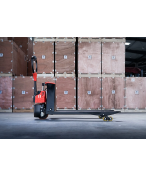 F3, TRANSPALET ELECTRIC 1500 KG, ACUMULATOR LI-ION, PENTRU SPATII LOGISTICE